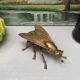 Brass fly ashtray