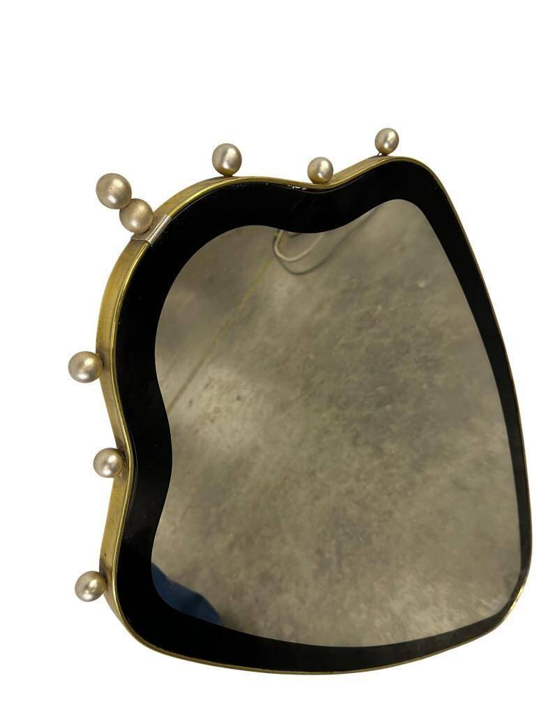 Miroir mural doré vintage