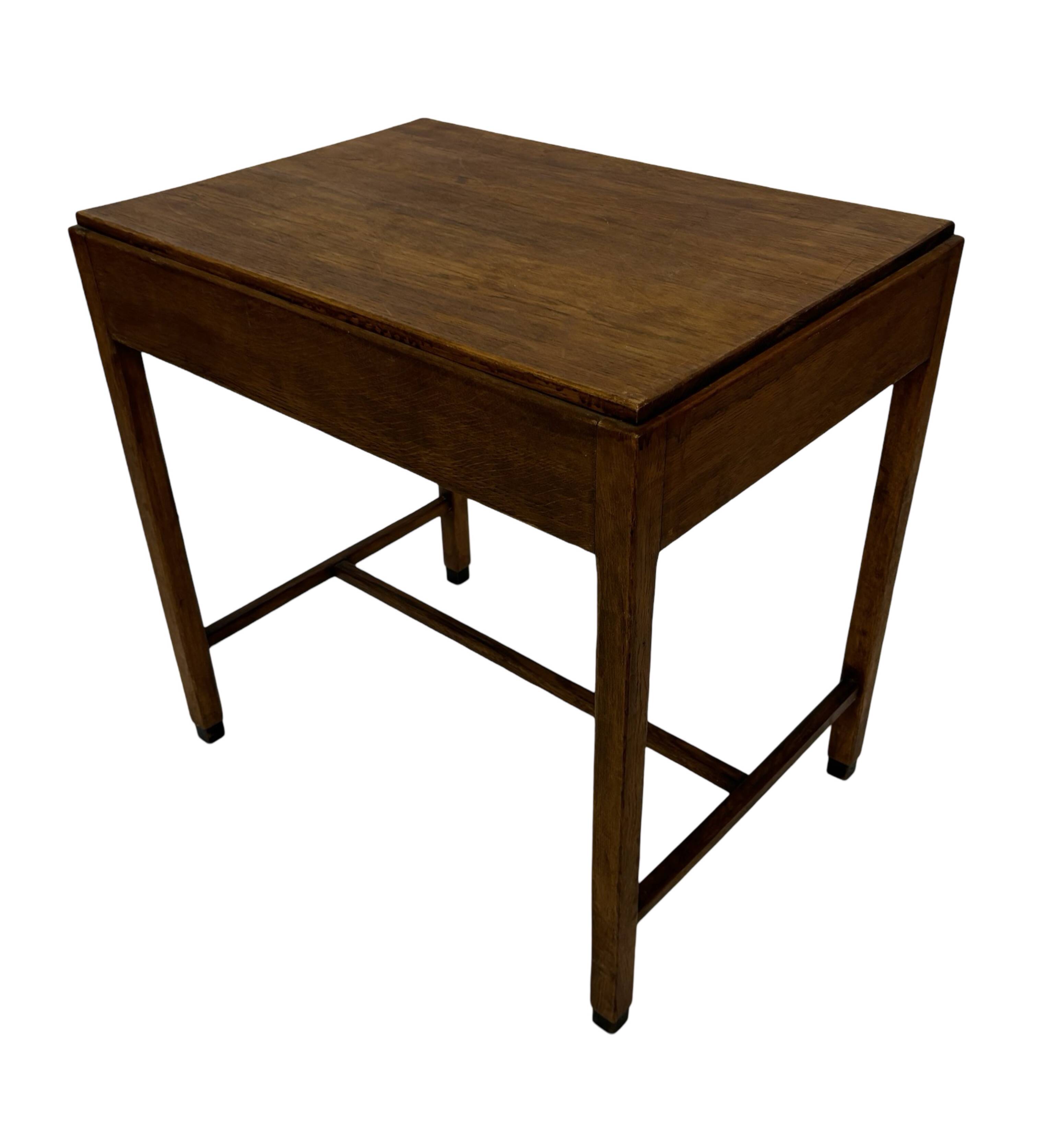Art Deco Amsterdam School side table minimalist Design