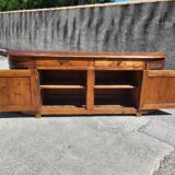 Row 4 doors 2 drawers in pitchpin xix th siecle