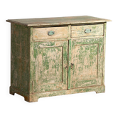 Antique bedroom chest of drawers with green tones (c.1920) #8