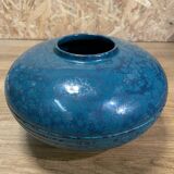 Vase ball earthenware Saint-Clement, France, art deco era