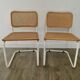 Pair of B32 chairs by Marcel Breuer, Made in Italy