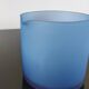 Ensemble service vintage bleu givré mat – 4 verres et 1 pichet