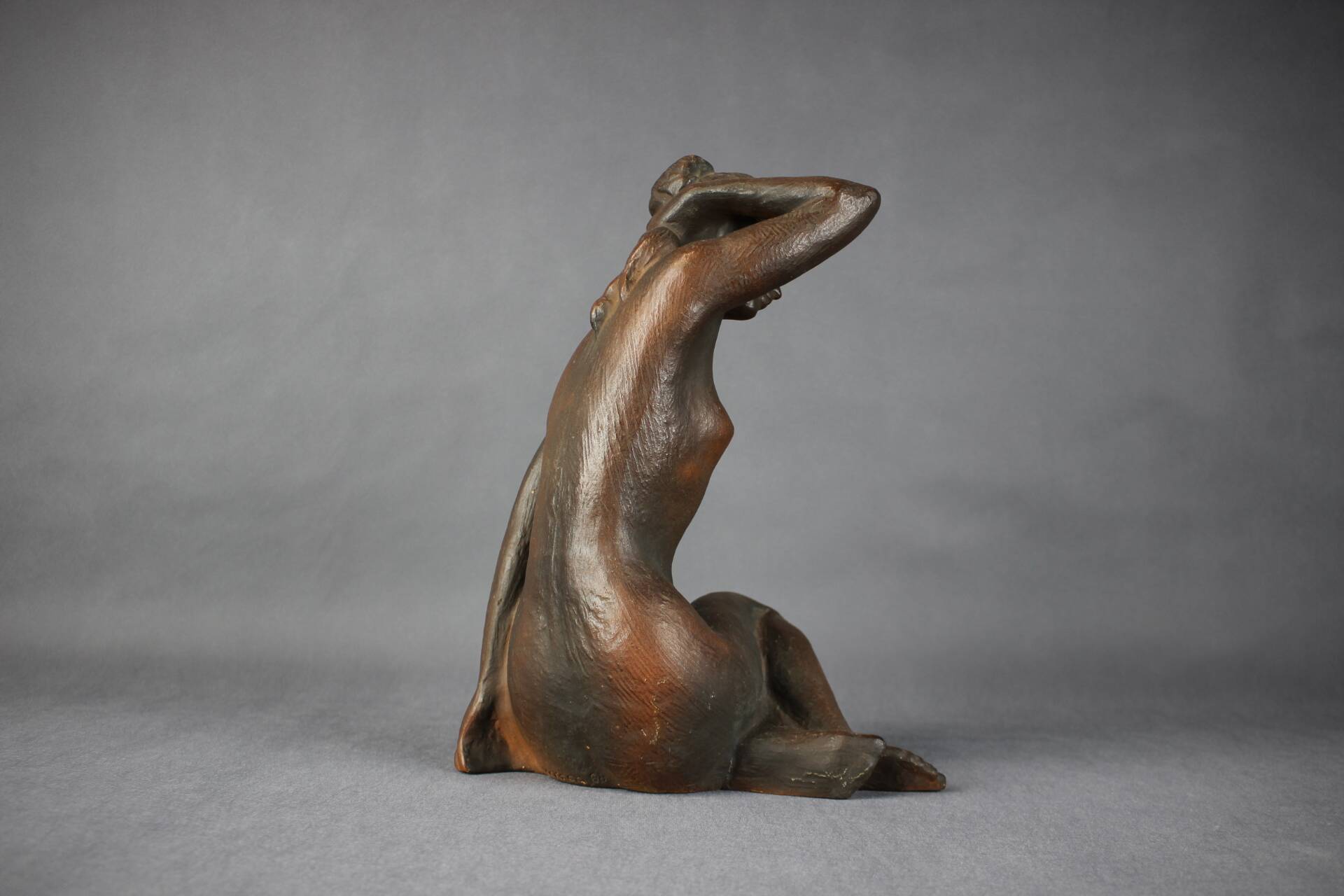Large Statuette of Act by Bohumil Korda, Czechoslovakia, 1980s