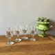 Set de 4 verres à liqueur début XX ème