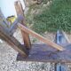 Oak farm bench