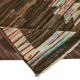 Handmade Tribal Decorative 173 cm x 238 cm Brown Wool Carpet