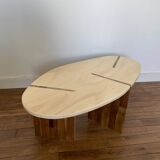Wooden coffee table