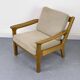 Danish Oak Lounge Chair and Ottoman by Juul Kristensen