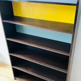 Vintage wooden showcase library 1950