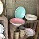 Duo old hollow dishes made in france saint Amand Céranord