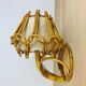 Rattan wall lamp 50s chic jungle style, Sognot