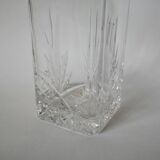 crystal whiskey decanter 1960 28 X 9.5 cm