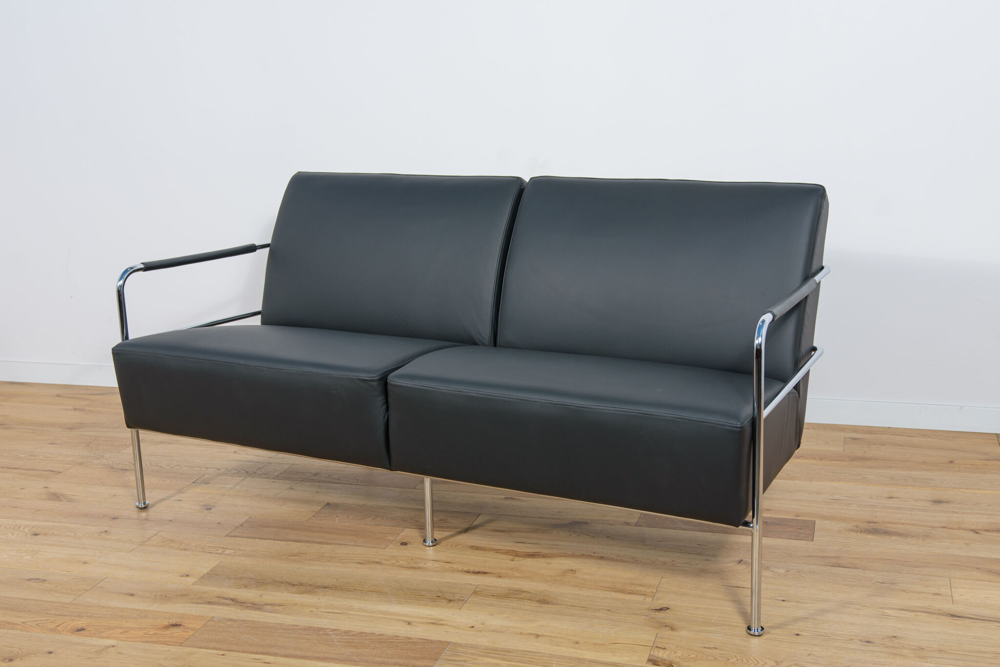Canapé en cuir par Gunilla Allard pour Lammhults, années 1990