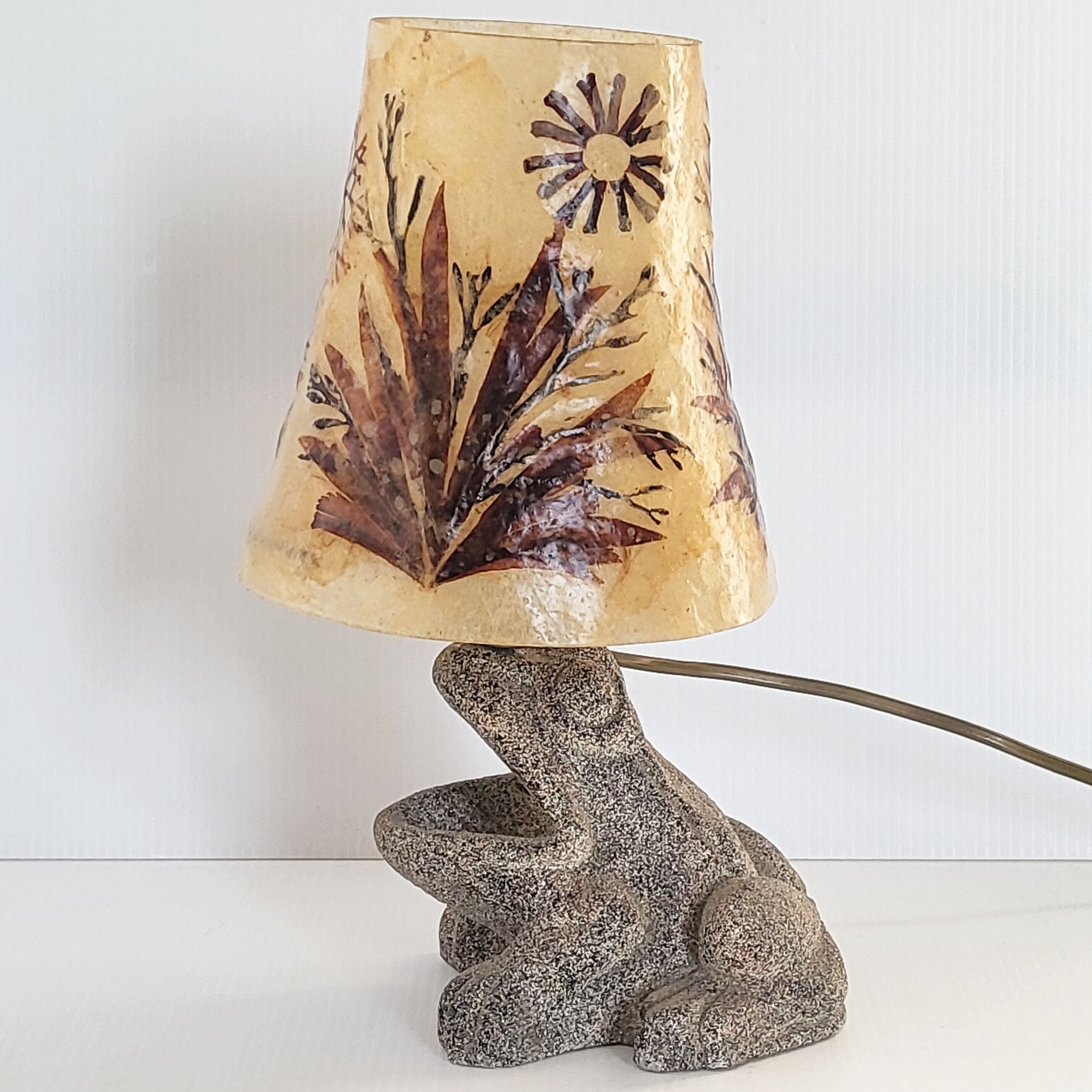 Vintage lamp frog 1970