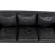 Scandinavian 3-seater leather sofa, Ulferts, Sweden, 1960