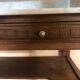 Wooden and marble dressing table