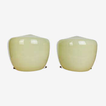 Ceiling lamps 50s opaline Regent or wall lamps