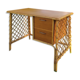 Desk Louis Sognot rattan