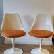 Chaises saarinen edition knoll tulipe