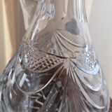 Crystal carafe with handle