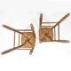 Paire de tabourets hauts vers 1950