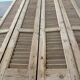Old folding shutters with louvers