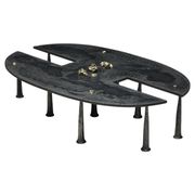 Table basse en fer brutaliste de Thomas Serruys, Belgique, 2019
