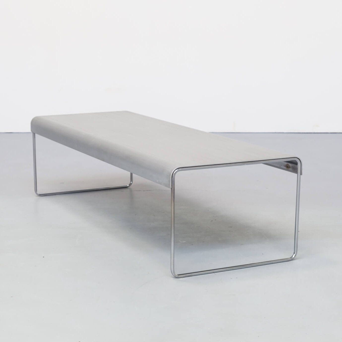 Piero Lissoni for Cassina aluminium zap 254 coffee table