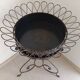 Pair of wrought iron planters