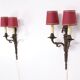 Louis XVI Style Bronze Sconces, Set of 2