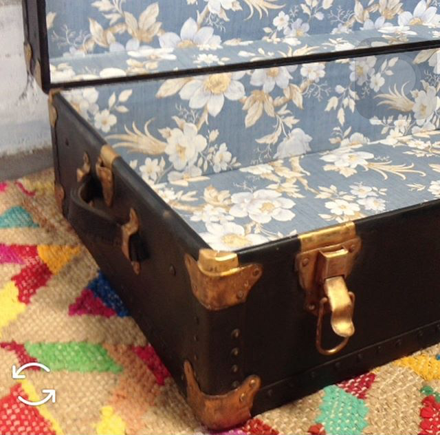 Old-timed travel trunk