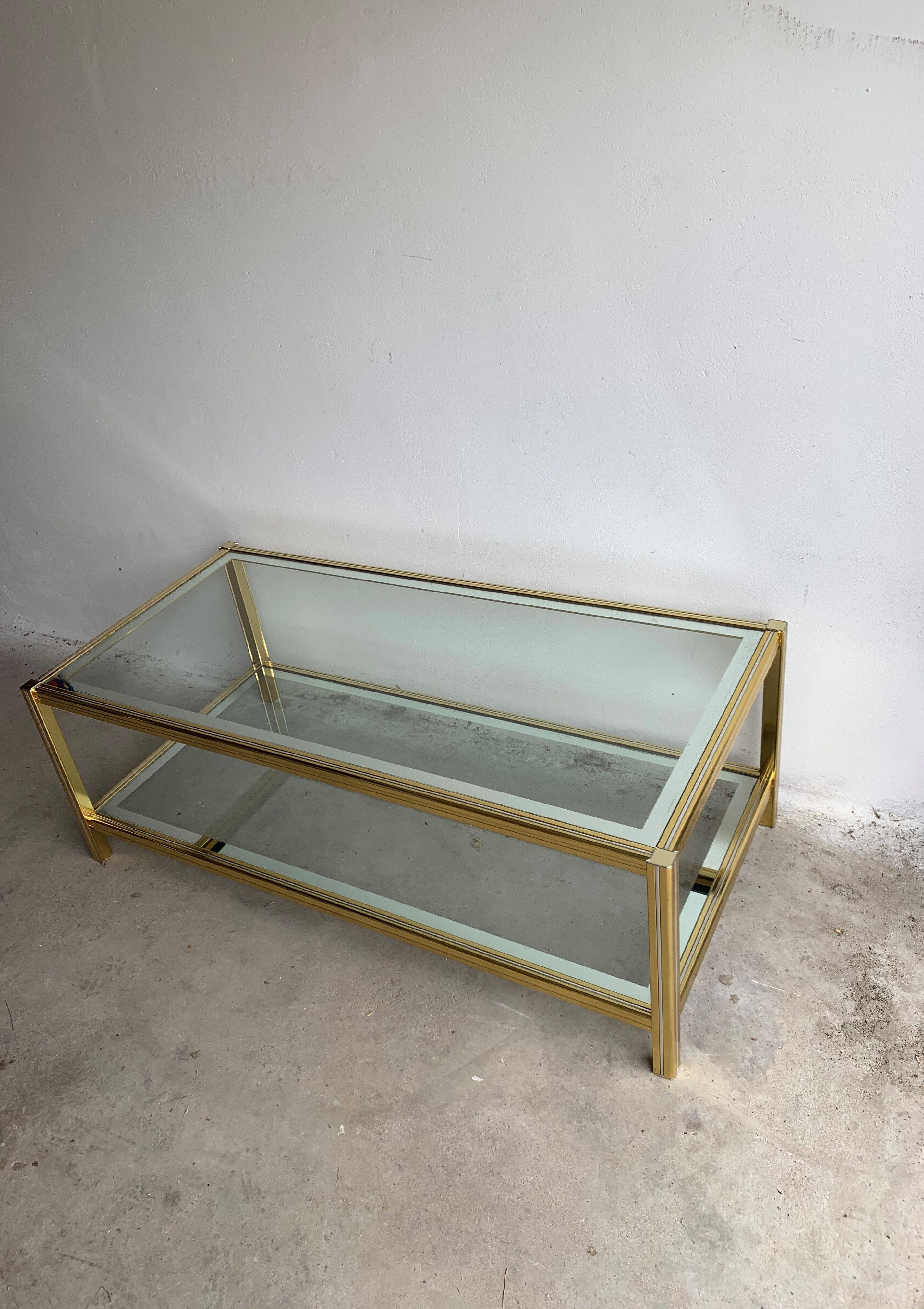Golden coffee table, 1970s