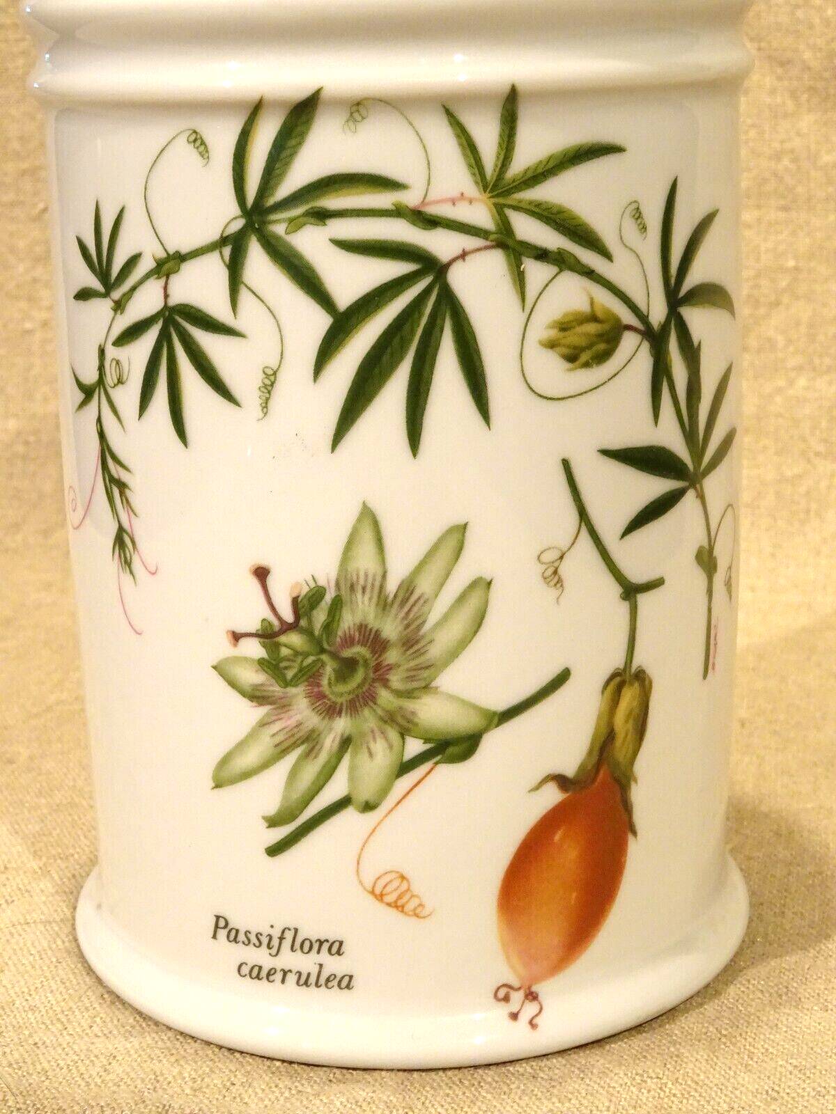 Porcelain medicine jar creations Deshoulieres Passiflora Punica granatum