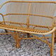 Seat rattan 60s vintage