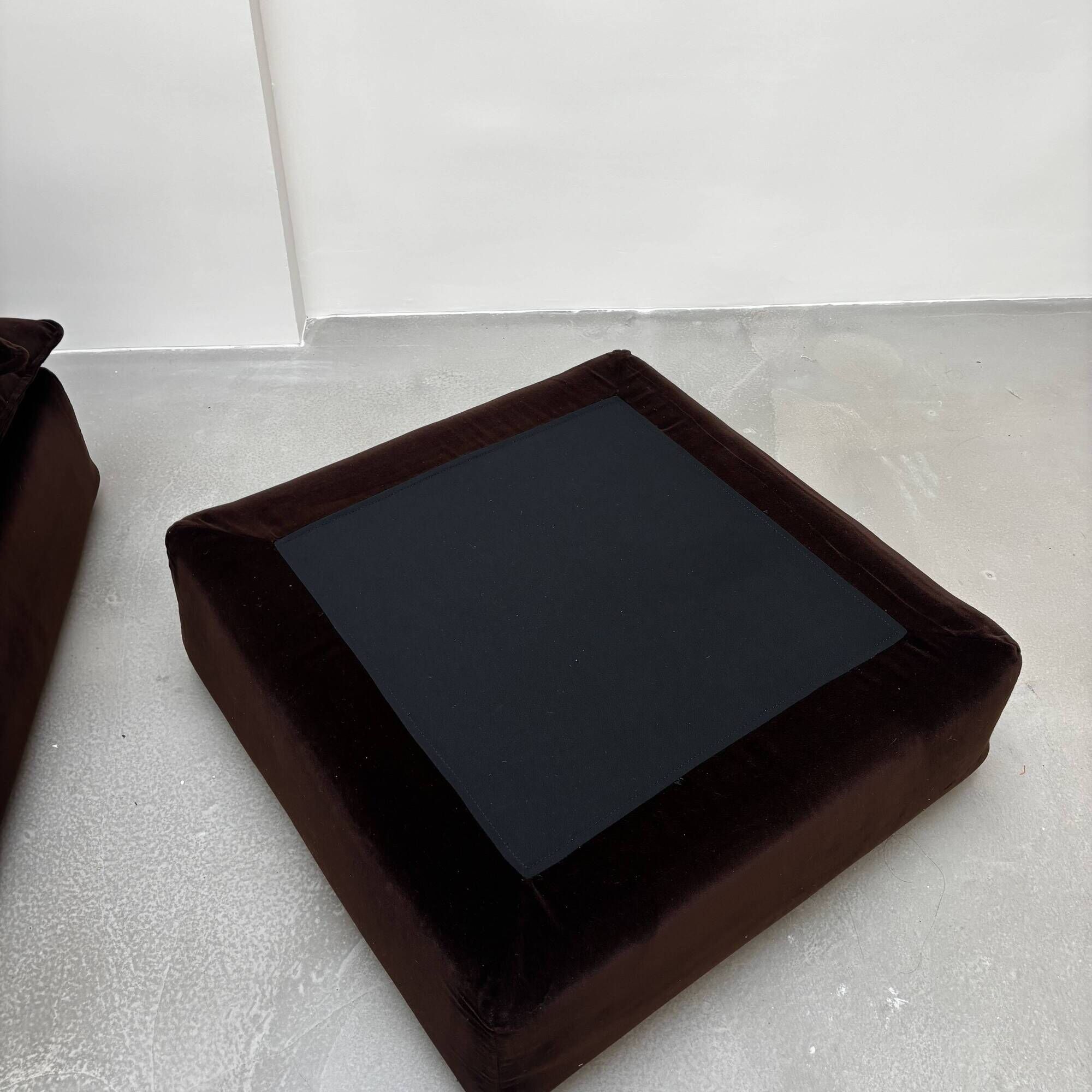 Pair of poufs by Pas d'Urbino for Zanotta