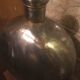 Pair of polished metal water flasks from Rajasthan.