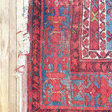 Ancient Kilim patterned Persian rug 151x111cm