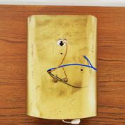 Brass Wall Lamp by Wilhelm Wagenfeld for Peill und Putzler