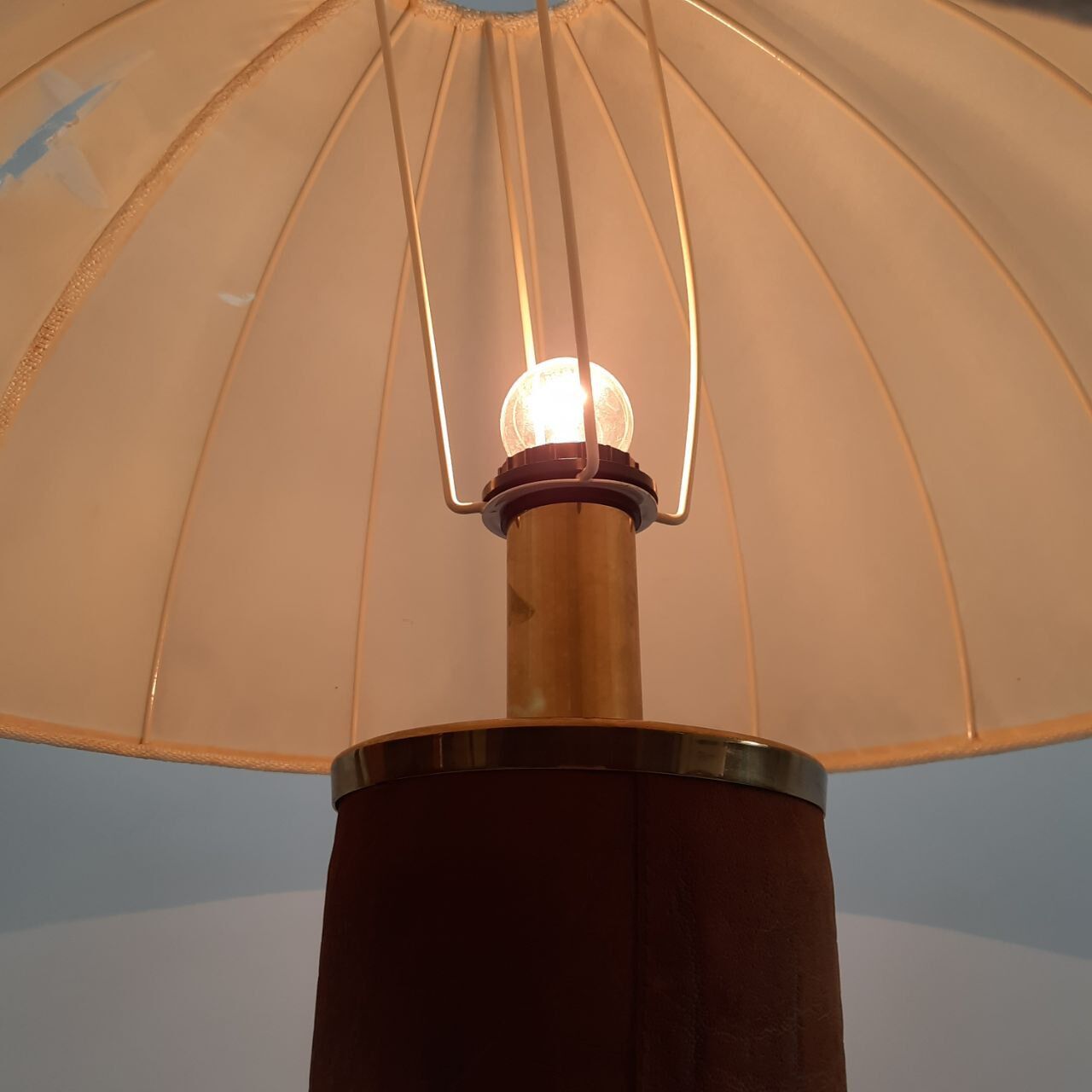 Four table lamps