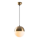 Vintage globe pendant light