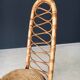 Mid-Century Bamboo High Back Chair from Rohé Noordwolde, Netherlands, 1960s