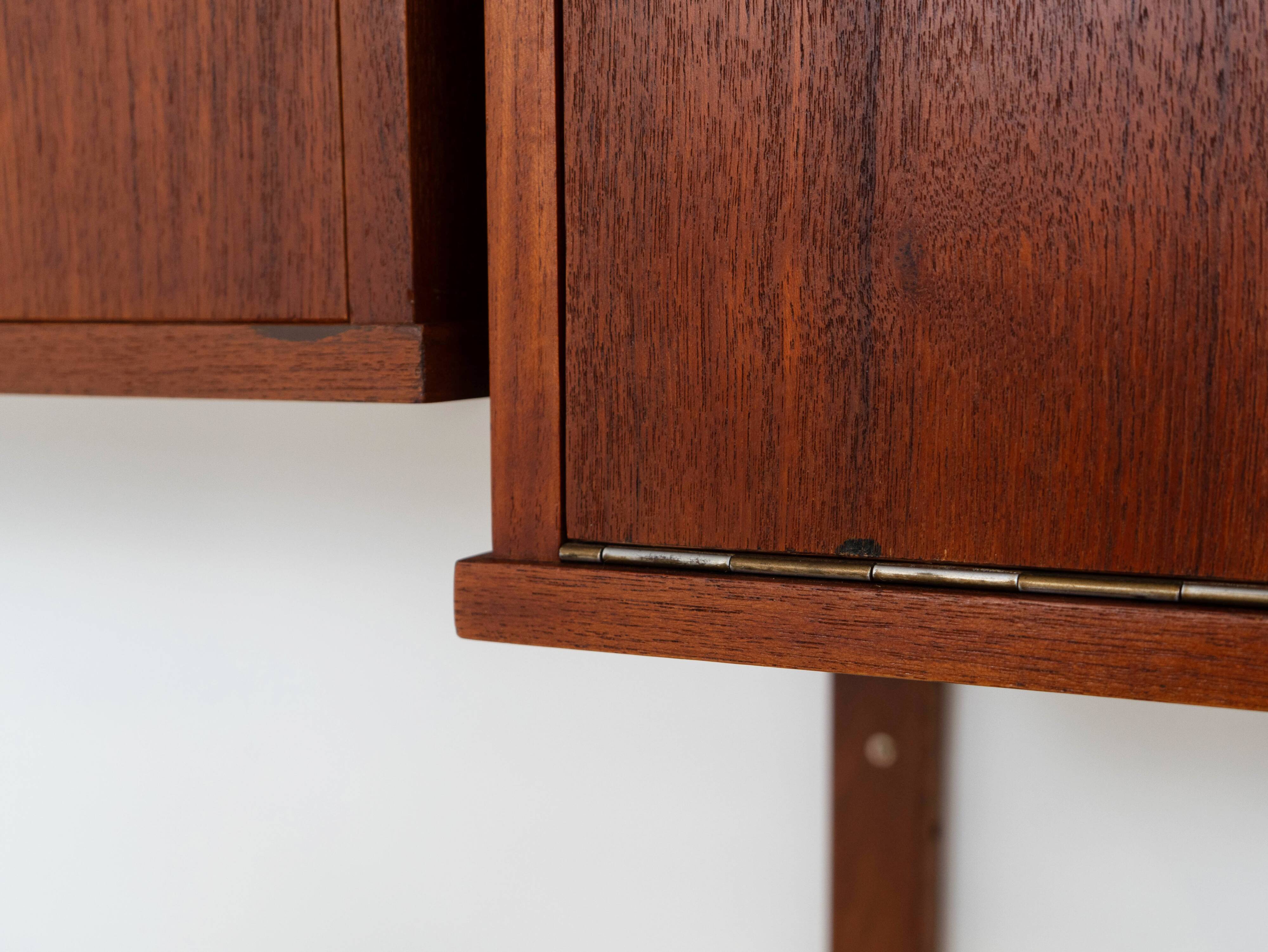 Teak modular shelving unit, Danish design, 1960s, made in Denmark