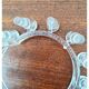 Bougeoir design vintage en plastique transparent