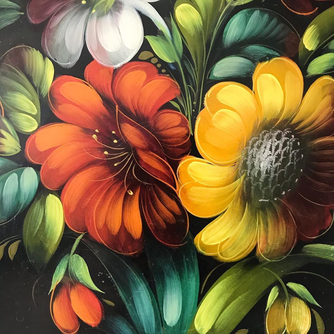 Russian metal tray 70s