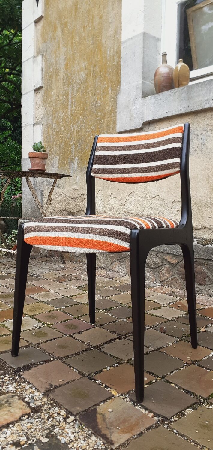 6 vintage Scandinavian chairs year 70