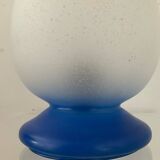 80s glass paste egg lamp
