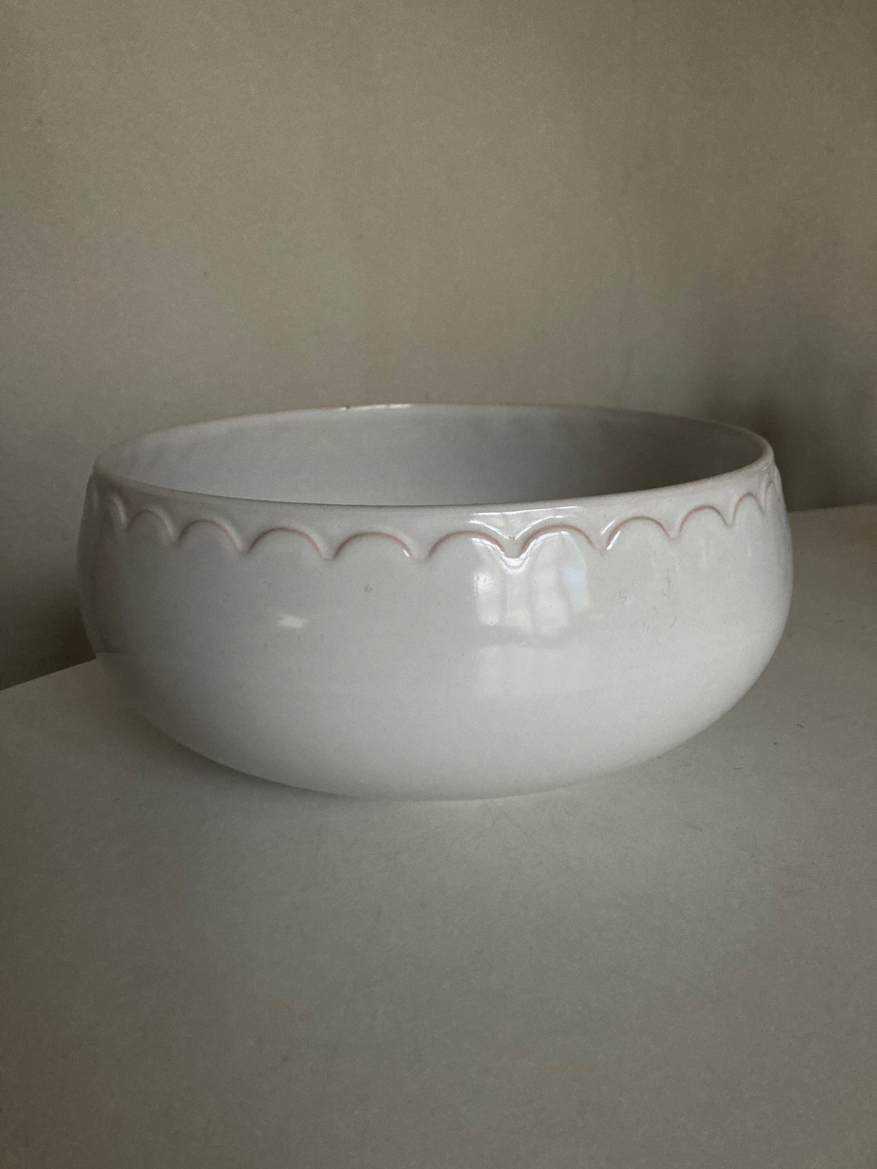 Glazed earth salad bowl 1970 Pierre Motton for Gien