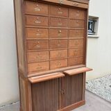Cardboard cabinet, notary's cabinet with flaps